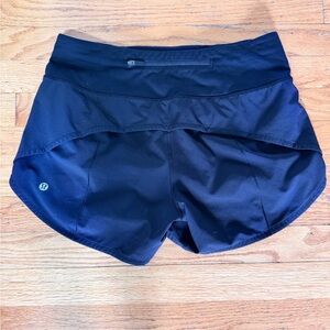 lululemon athletica Speed Up Shorts Women’s 6 Black High Waisted